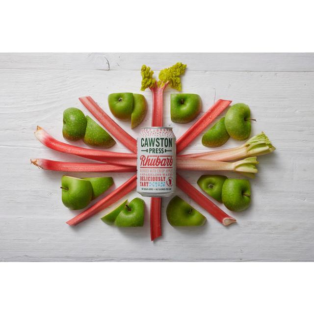 Cawston Press Sparkling Rhubarb & Apple   4 x 330ml GOODS M&S   