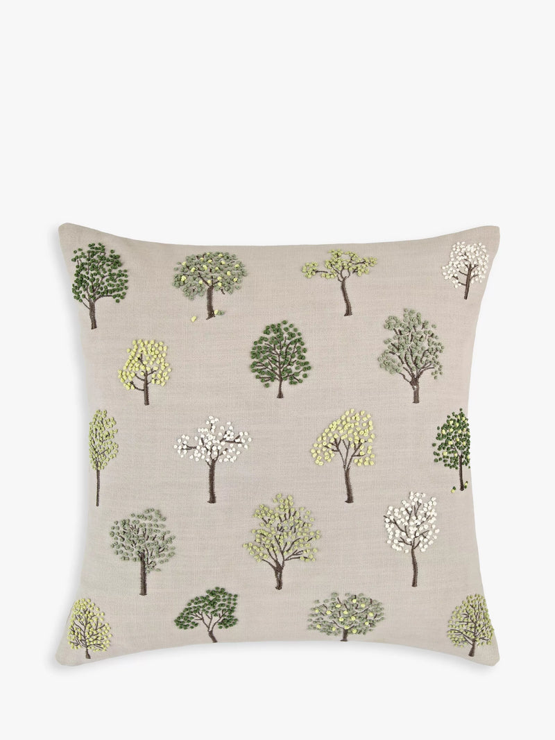 John Lewis Mini Trees cotton cushion 45cm - British product