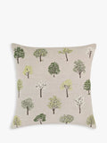 John Lewis Mini Trees cotton cushion 45cm - British product