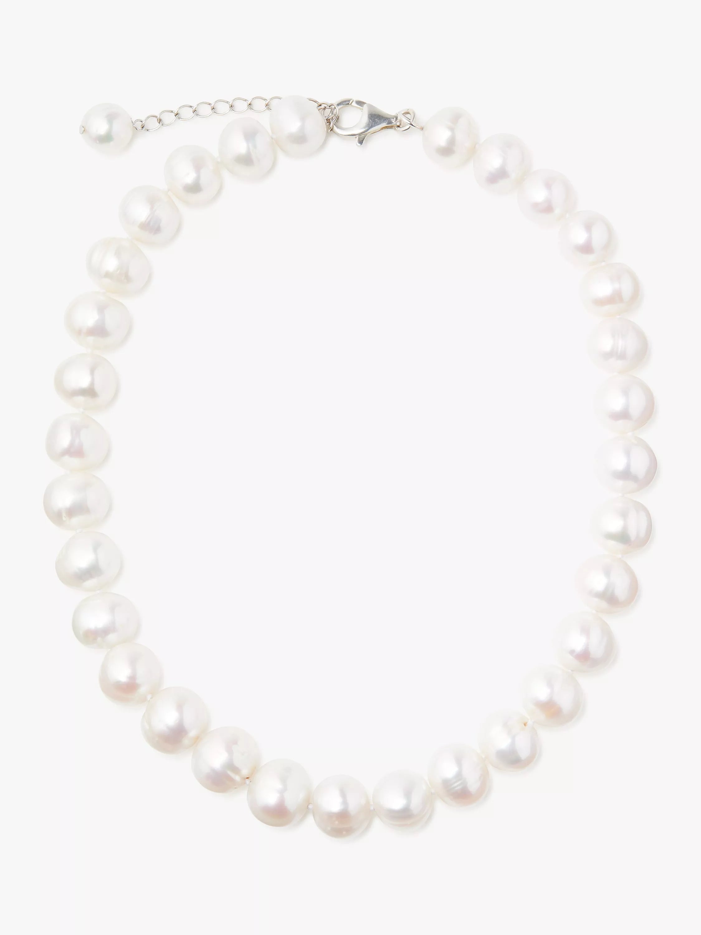 Lido Pearls extra large freshwater pearl necklace white (British brand)
