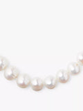 Lido Pearls extra large freshwater pearl necklace white (British brand)
