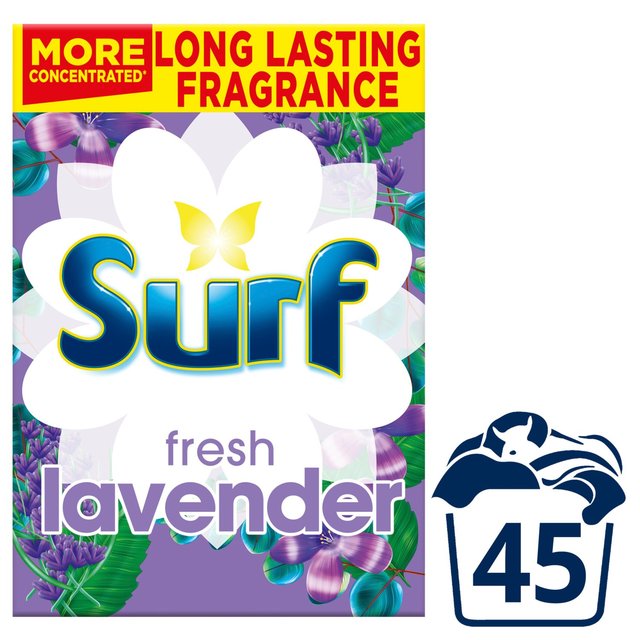 Surf Laundry Powder Lavender 45 Wash   2.25kg GOODS M&S   