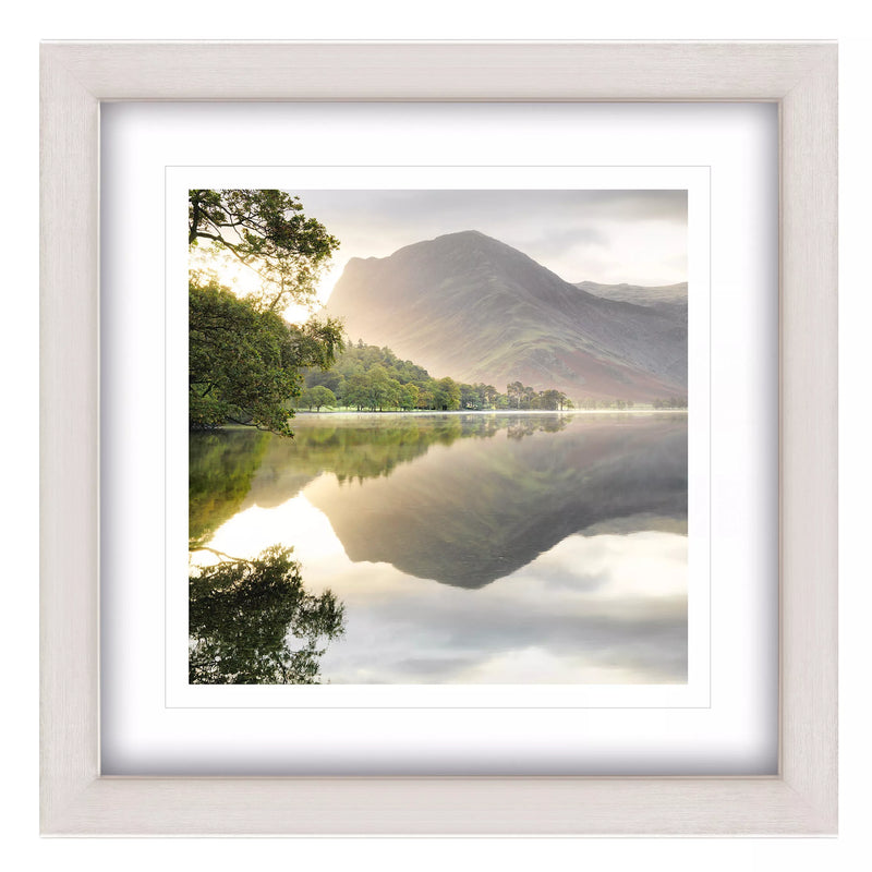 John Lewis Mike Shepherd 'Sunrise on Buttermere' Framed Print, 65 x 65cm