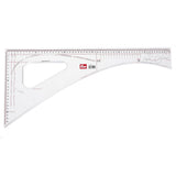 Prym dressmaker's ruler transparent measuring tool, UK version