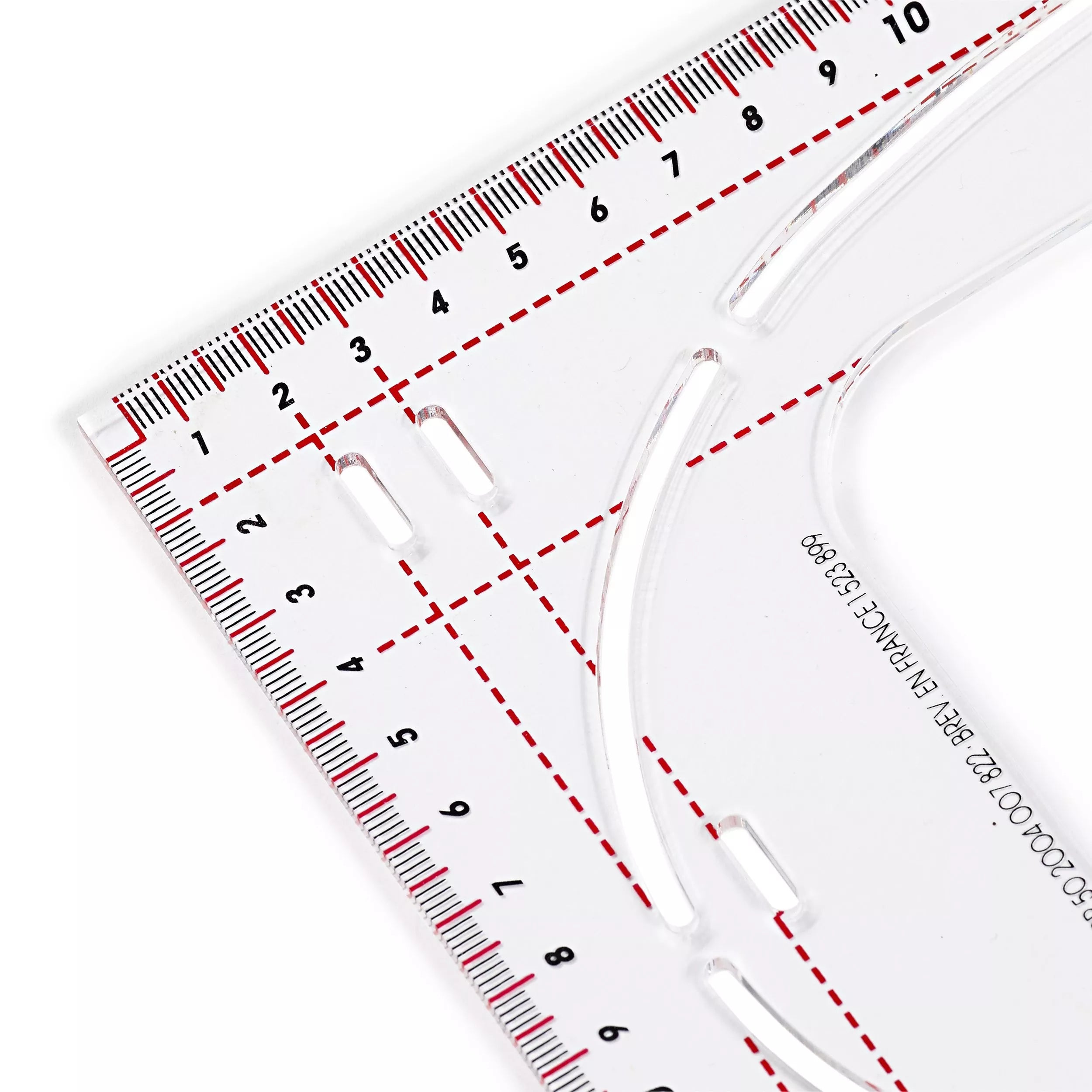 Prym dressmaker's ruler transparent measuring tool, UK version
