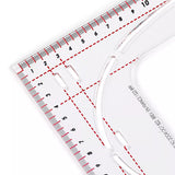 Prym dressmaker's ruler transparent measuring tool, UK version