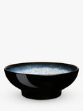 Denby speckled glaze medium serving bowl 23cm black multi - British product