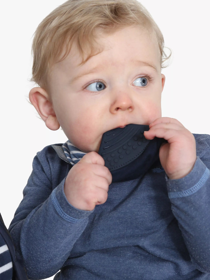 Cheeky Chompers teething dribble bib Preppy Stripes - British product