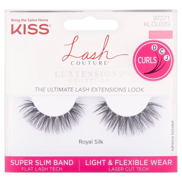 Kiss Luxtensions False Eyelashes 02 strip, UK version