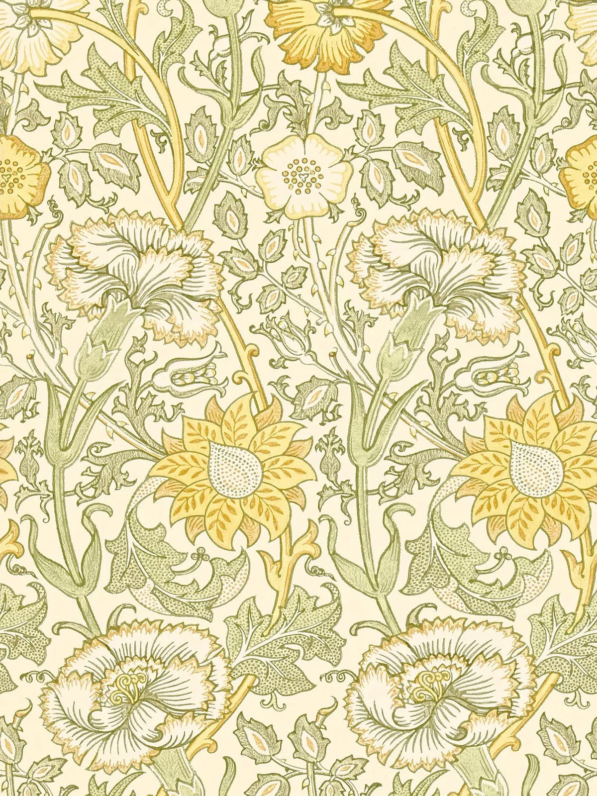 Morris & Co. Pink and Rose Wallpaper 10m x 52cm