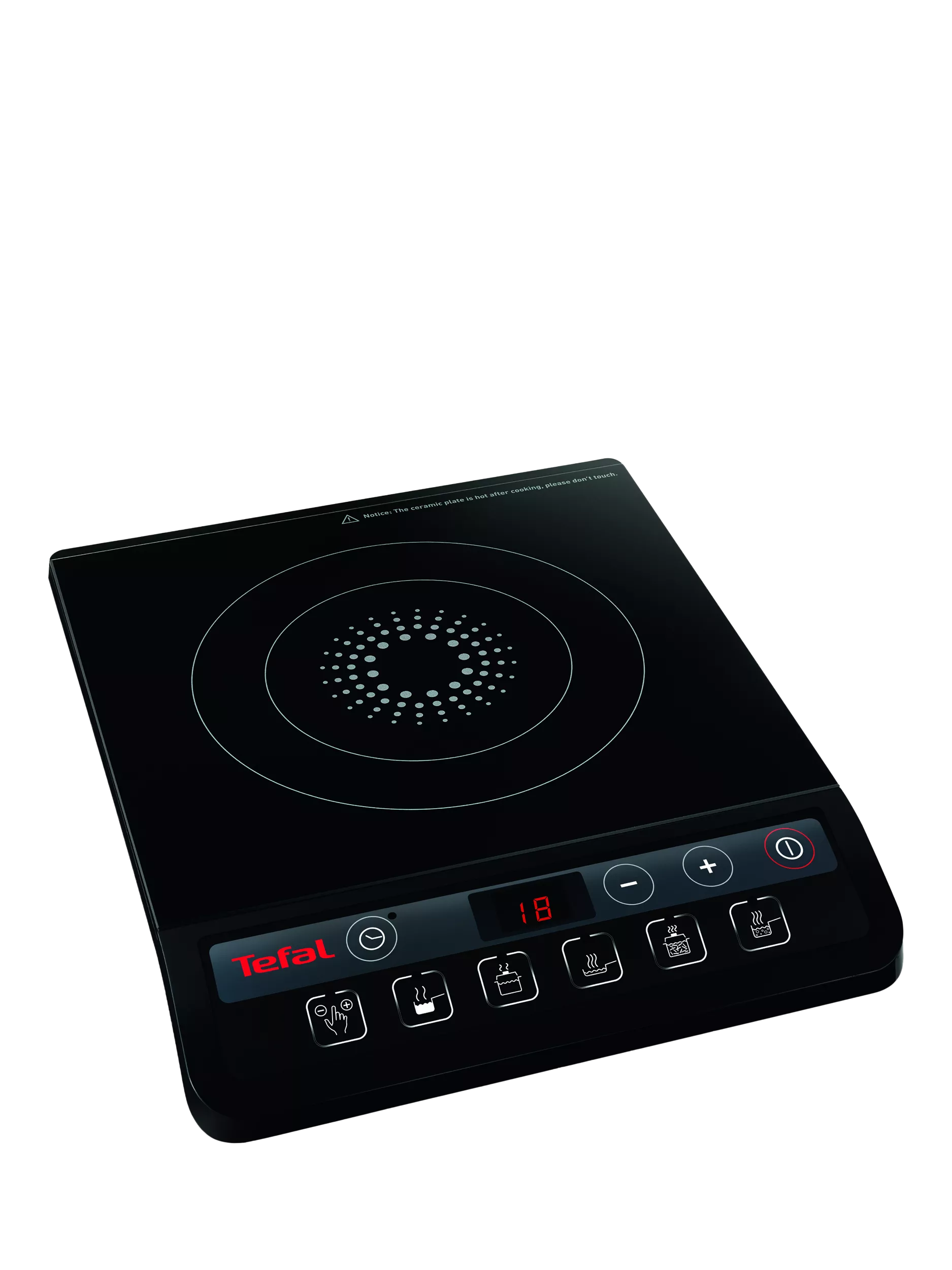 Tefal portable induction hob black IH201840, UK version