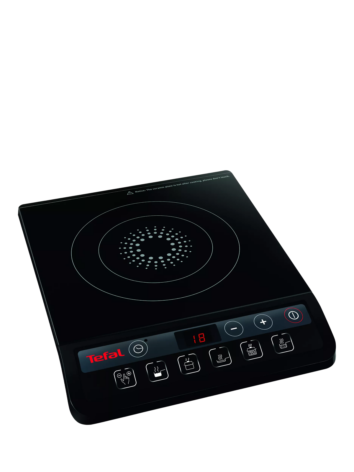 Tefal portable induction hob black IH201840, UK version