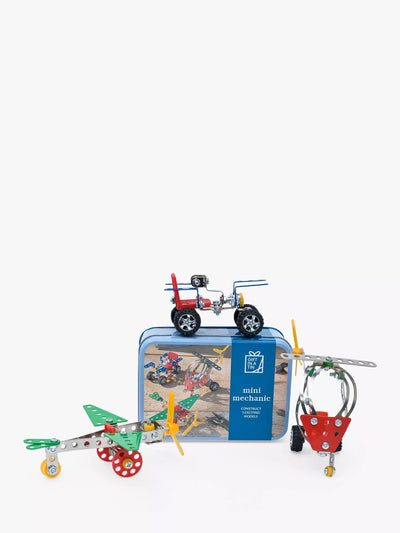 John Lewis Apples to Pears Mini Mechanic Build Kit in a Tin- Buy online at McGrocer