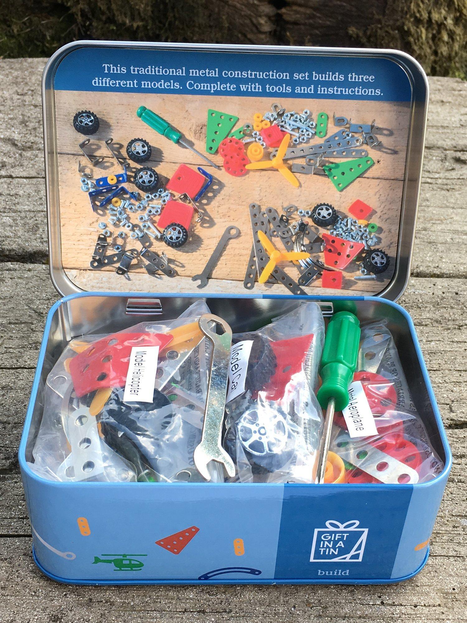 Apples to Pears mini mechanic build kit in tin, UK version