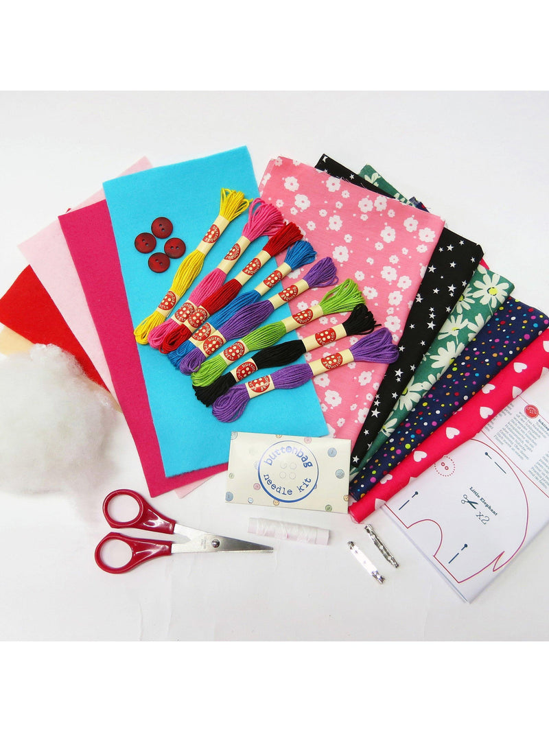 Buttonbag Sewing Kit complete set for beginners, UK version