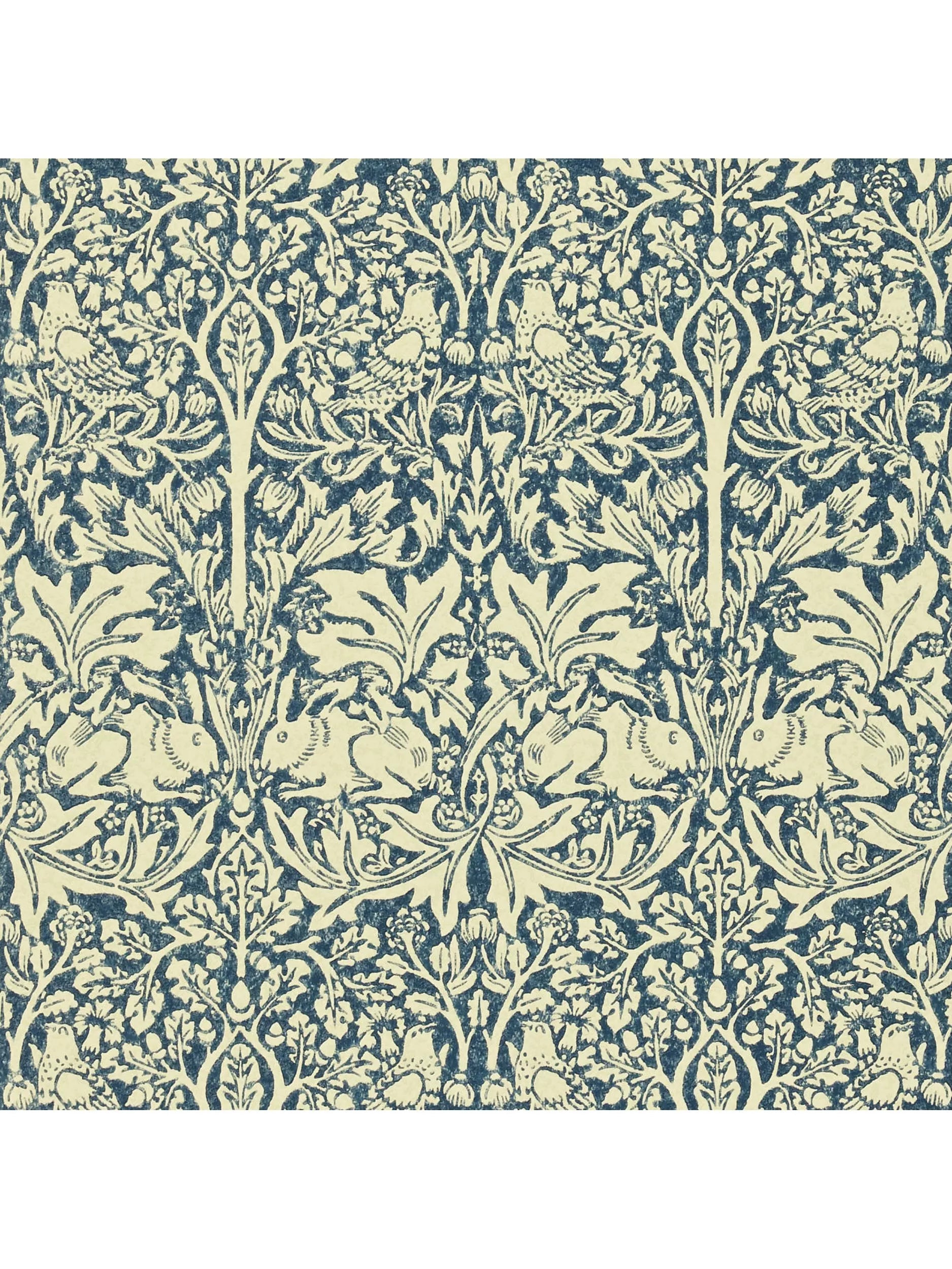 Morris & Co. Brer Rabbit wallpaper patterned design, UK version