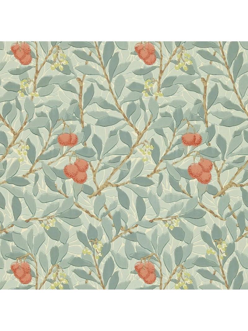 Morris & Co. Arbutus wallpaper, imported from the UK