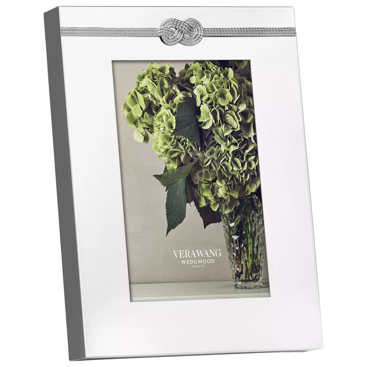Vera Wang Infinity photo frame 4x6 silver, imported from the UK