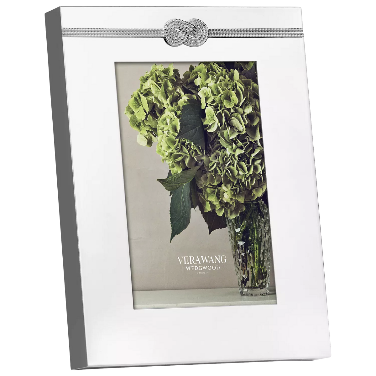 Vera Wang Infinity photo frame 4x6 silver, imported from the UK