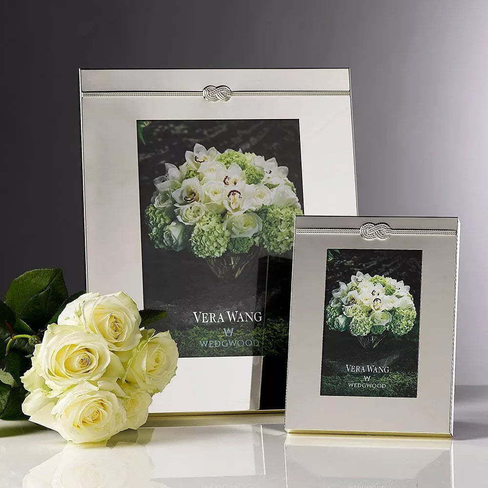 Vera Wang Infinity photo frame 4x6 silver, imported from the UK