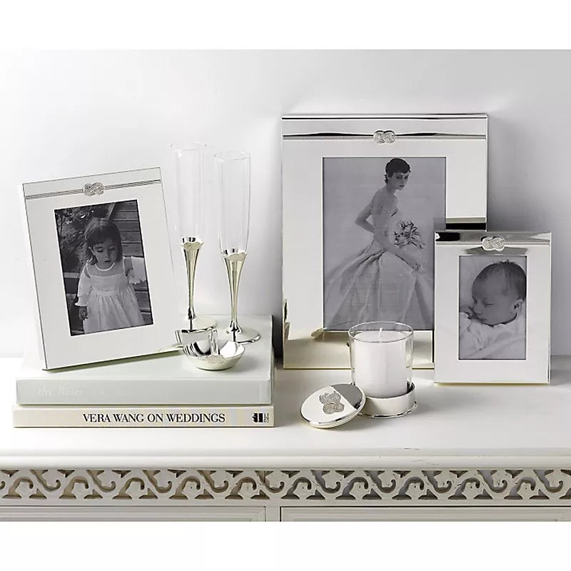 Vera Wang Infinity photo frame 4x6 silver, imported from the UK