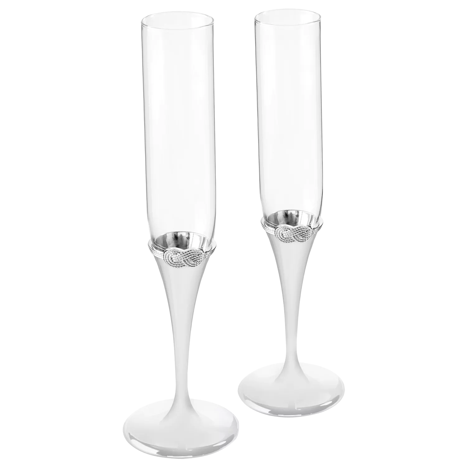 Vera Wang Infinity toasting flutes 26cm, imported from the UK