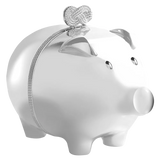 Vera Wang infinity piggy bank decorative keepsake, UK version