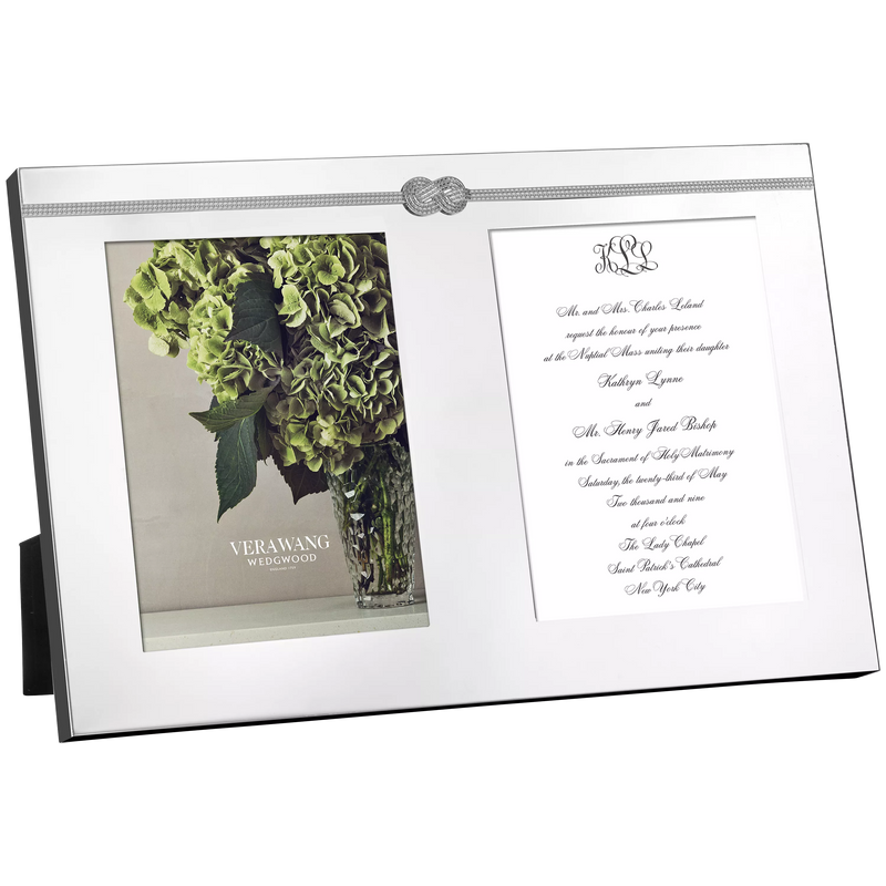 Vera Wang double photo frame silver H23xW35cm - British product