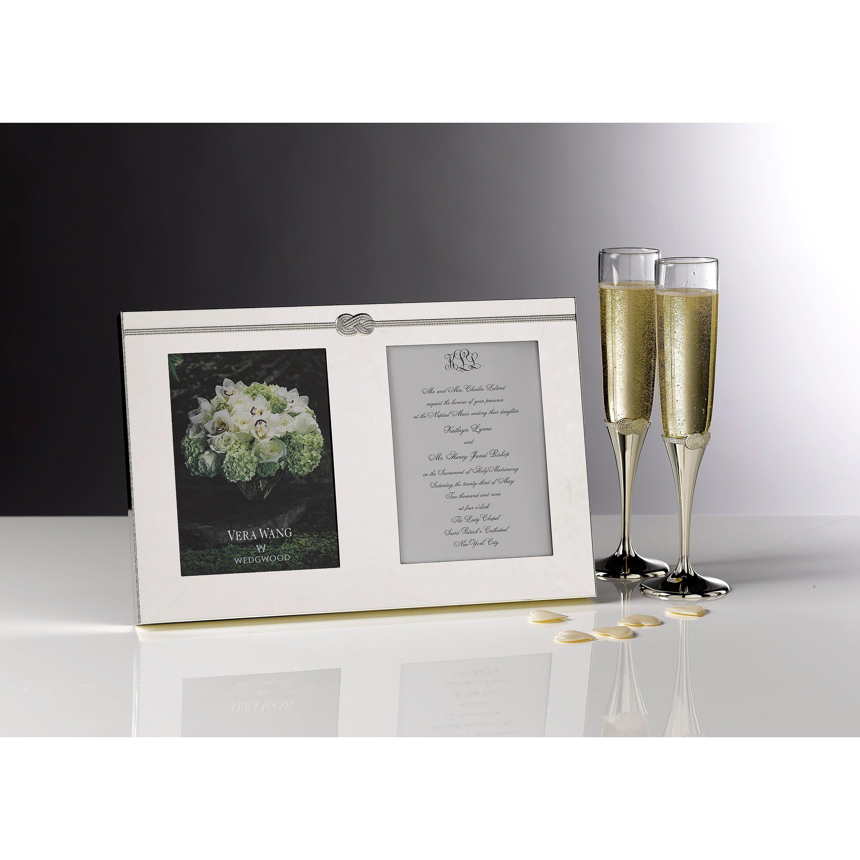 Vera Wang double photo frame silver H23xW35cm - British product