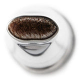 MAC 316 lip brush with tapered tip and metal cover, imported from the UK