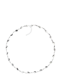 Nina B sterling silver swirls necklace 45cm - British product