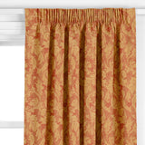 John Lewis Romance red made-to-measure curtain fabric (British brand)