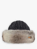 Barts faux fur cable bandhat, one size, UK version