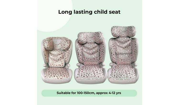 My Babiie i-Size 2/3 (100-150cm) Booster Car Seat - Blush GOODS Argos