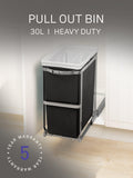 Simplehuman pull-out bin heavy duty steel frame 30L, UK version
