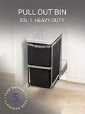 Simplehuman pull-out bin heavy duty steel frame 30L, UK version