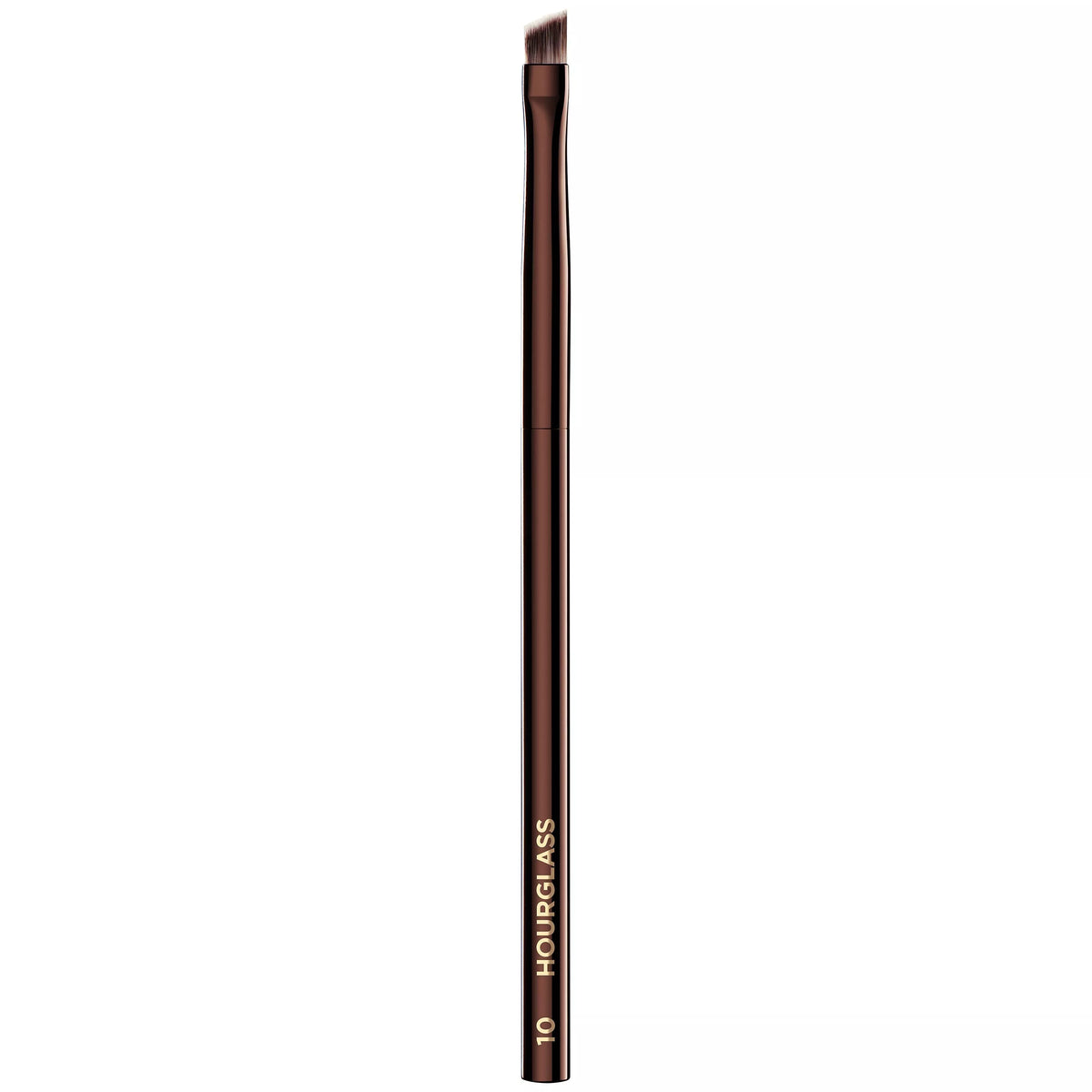 Hourglass No.10 angled liner brush with short bristles, UK version