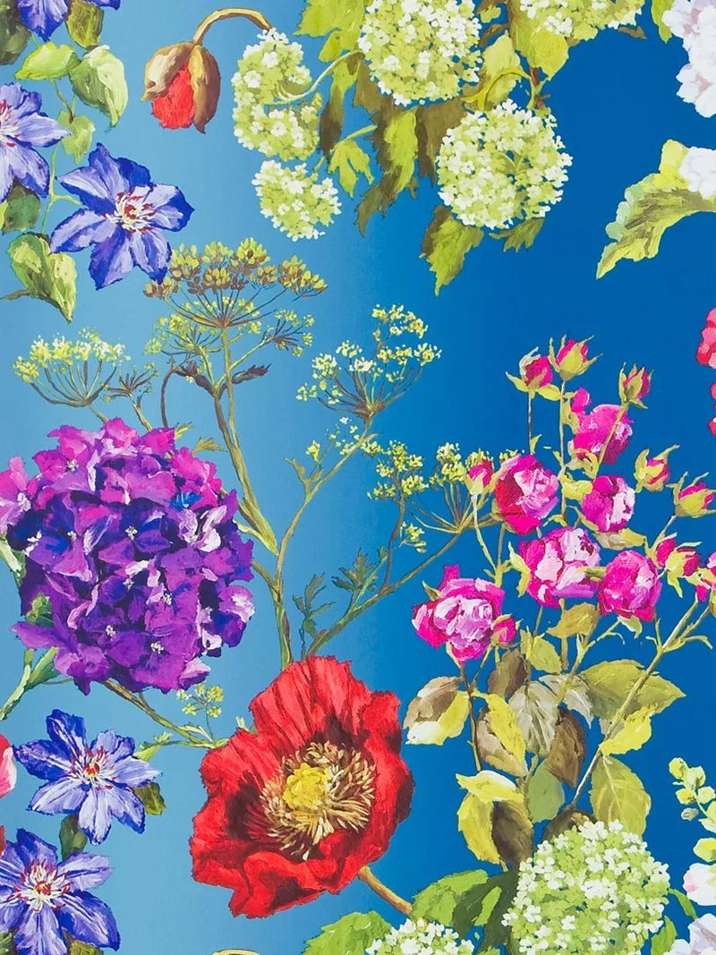 Botanical Patterned Non-Woven Wallpaper for Easy Hanging