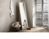 John Lewis Distressed Cheval Mirror Cream 170x50cm, imported from the UK