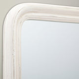 John Lewis Distressed Cheval Mirror Cream 170x50cm, imported from the UK