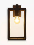 John Lewis Louvre outdoor glass lantern coffee finish, imported from the UK