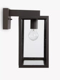 John Lewis Louvre outdoor glass lantern coffee finish, imported from the UK