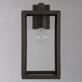 John Lewis Louvre outdoor glass lantern coffee finish, imported from the UK