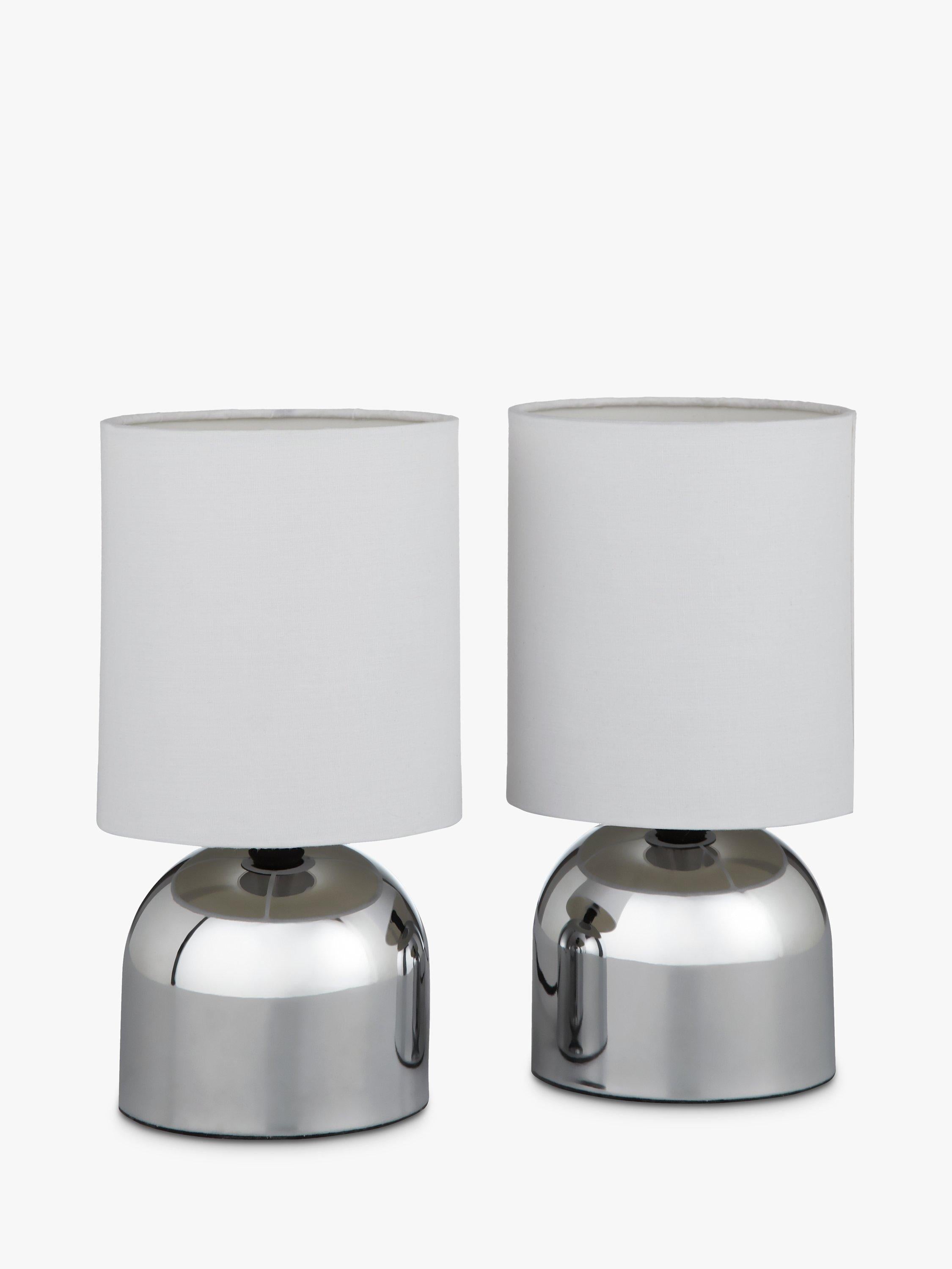John Lewis Lucy touch table lamps, imported from the UK