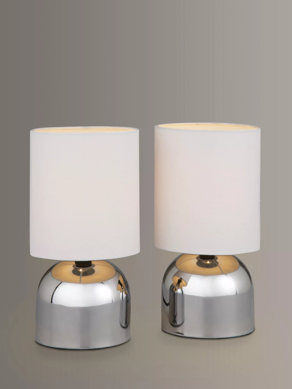 John Lewis Lucy touch table lamps, imported from the UK