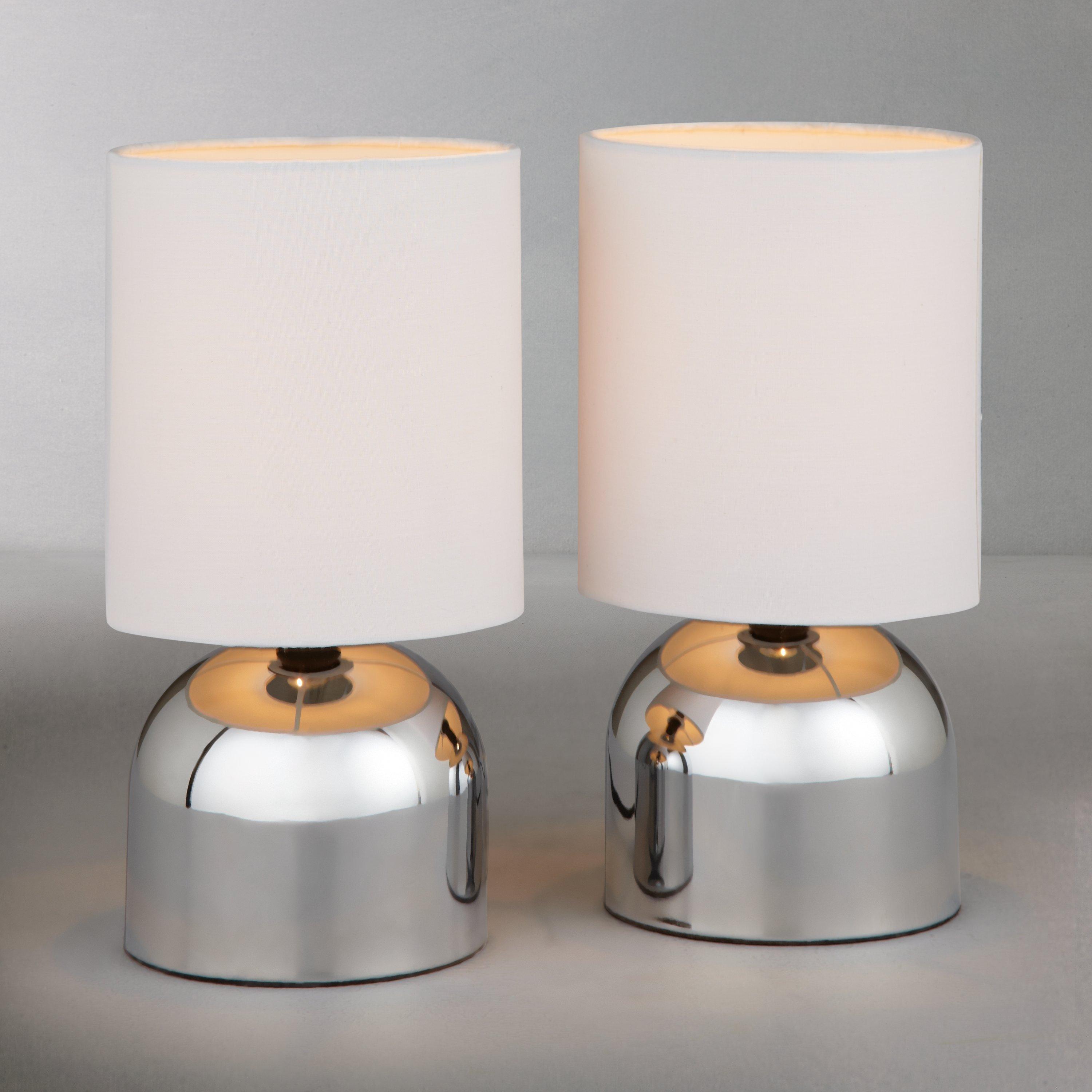 John Lewis Lucy touch table lamps, imported from the UK