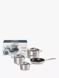 Le Creuset 3-ply stainless steel cookware set 4-piece, UK version