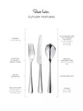 Robert Welch Malvern 12cm stainless steel table knife, imported from the UK