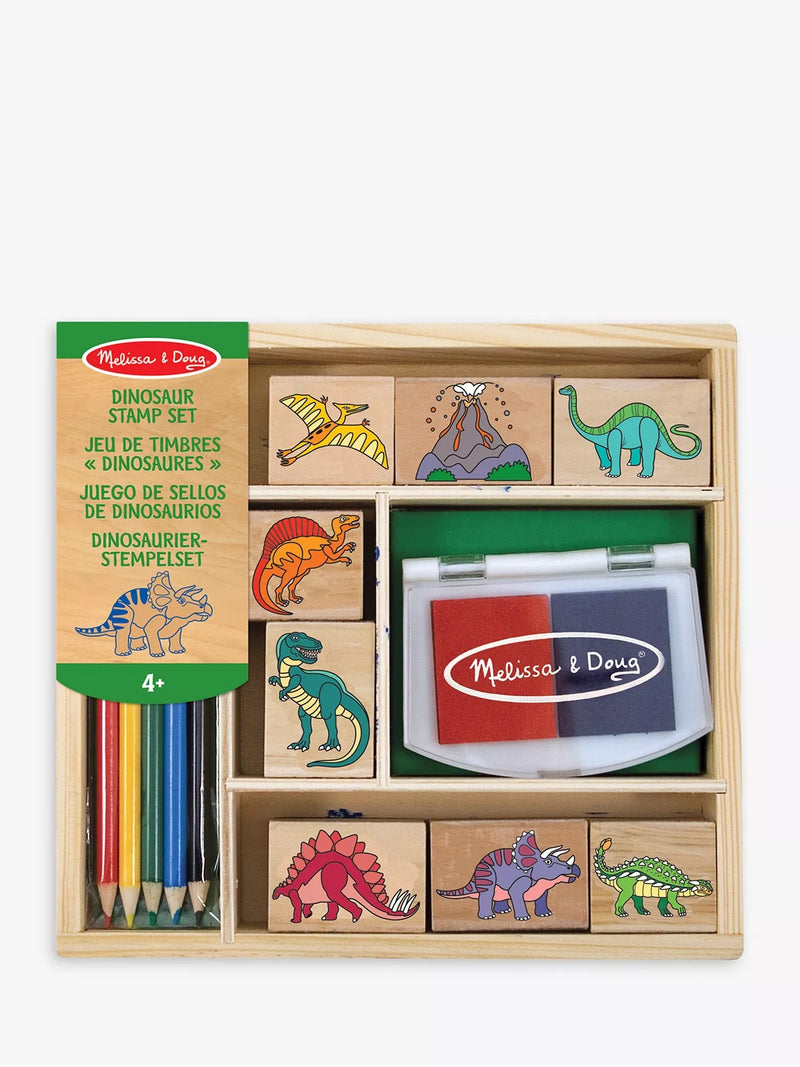 Melissa & Doug dinosaur stamp set craft kit - British product
