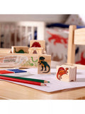 Melissa & Doug dinosaur stamp set craft kit - British product